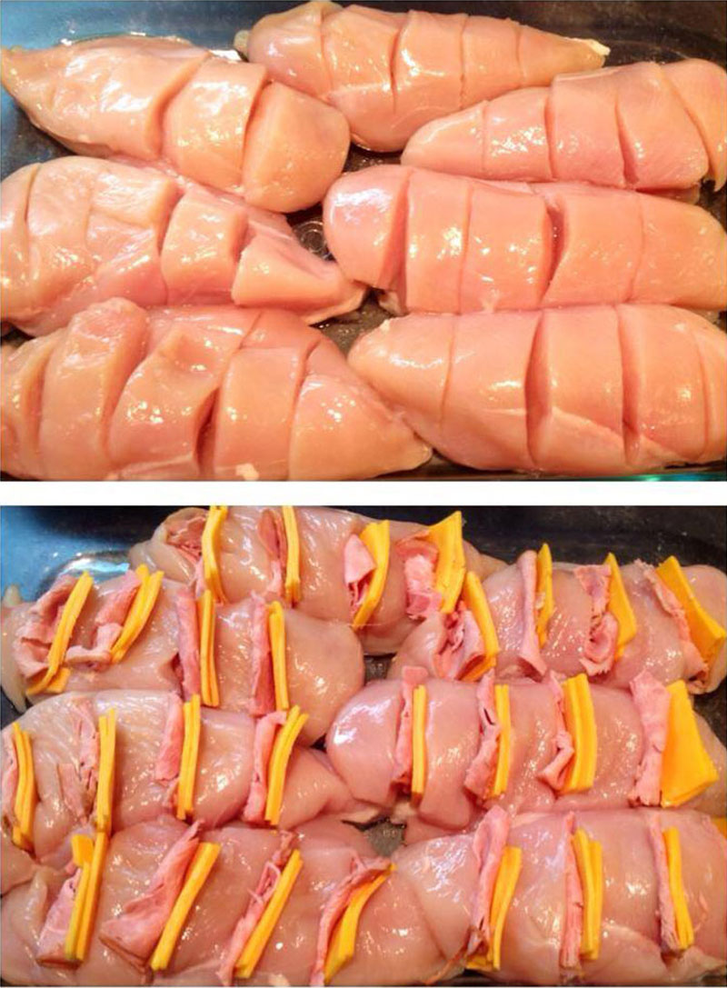 Ham And Cheese Stuffed Chicken Breast Quickrecipes