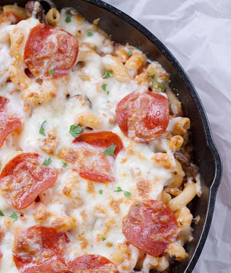 Pizza Pasta Bake with Sausage QuickRecipes