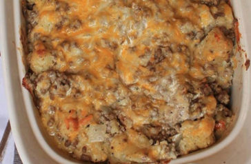 best tater tot casserole with sour cream