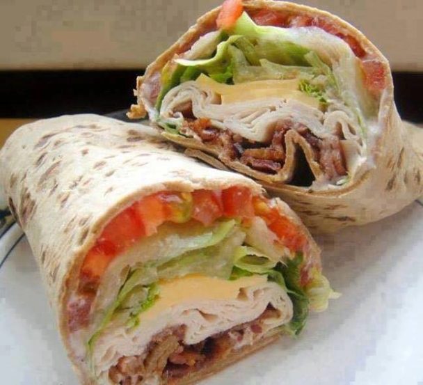 Turkey Ranch Club Wrap Recipe