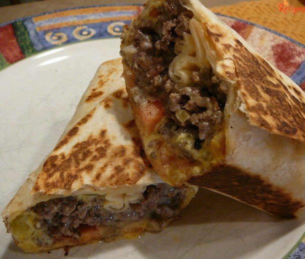 Grilled Cheeseburger Wraps QuickRecipes