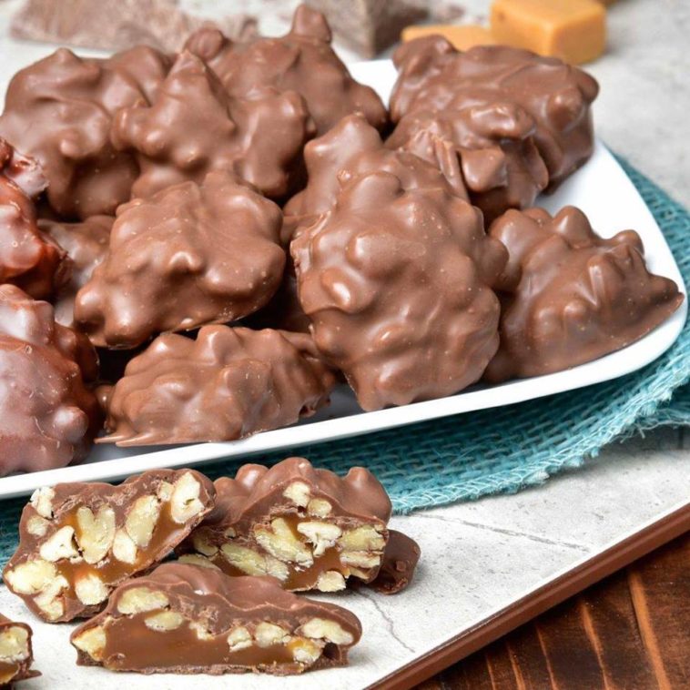 chocolate-pecan-turtle-clusters-bestquickrecipes