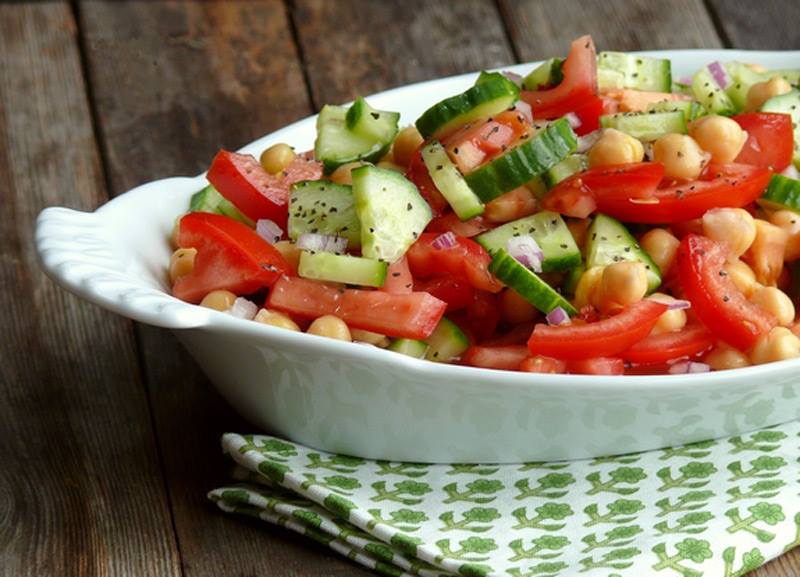 Healthy Cucumber & Tomato Salad QuickRecipes