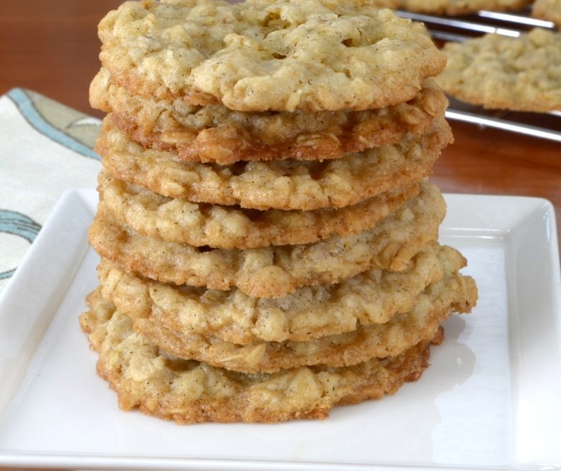 Thin and Crispy Oatmeal Cookies QuickRecipes