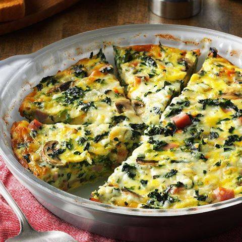 BEST CRUSTLESS SPINACH, ONION AND FETA QUICHE – QuickRecipes