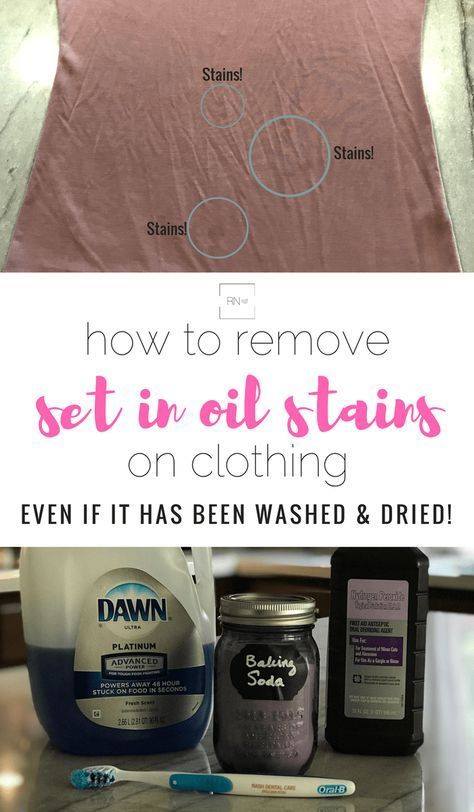How To Remove Oil Stains From Clothes – QuickRecipes