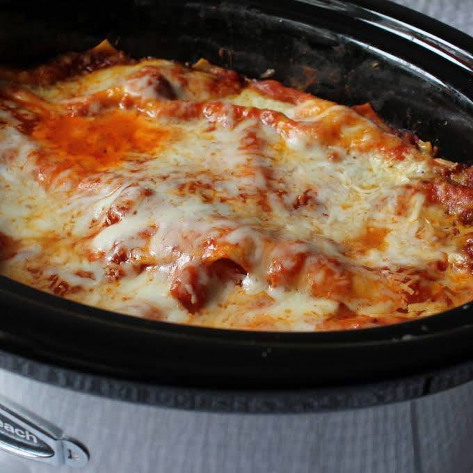 easy crockpot lasagna casserole recipe