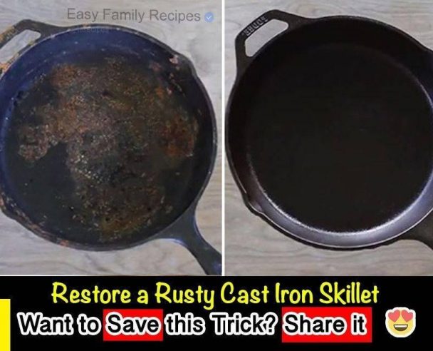 How To Restore A Rusty Cast Iron Skillet – QuickRecipes