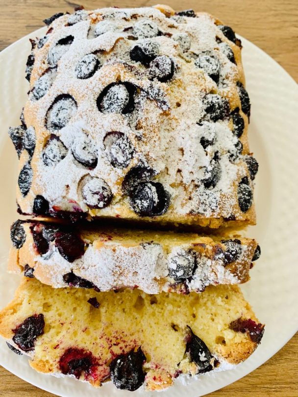 Easy Lemon Blueberry Pound Cake Recipe Made In a Loaf Pan QuickRecipes