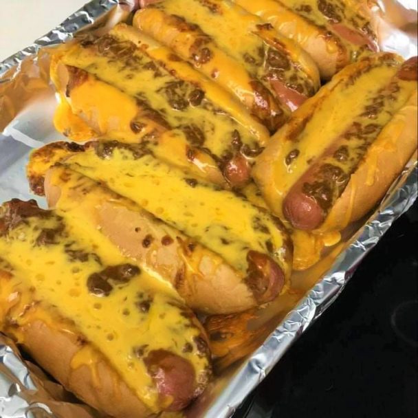 Oven Baked Chili Dogs BestQuickRecipes