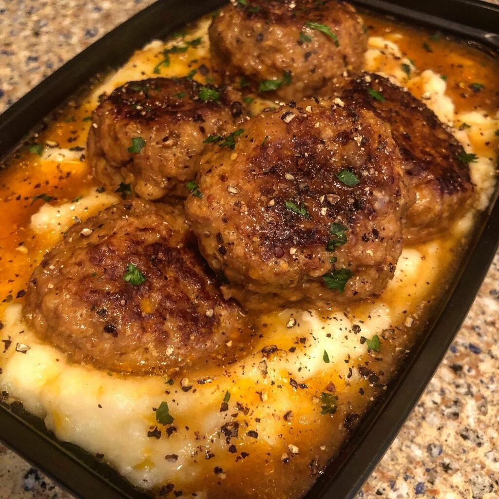Salisbury Steak Meatballs QuickRecipes