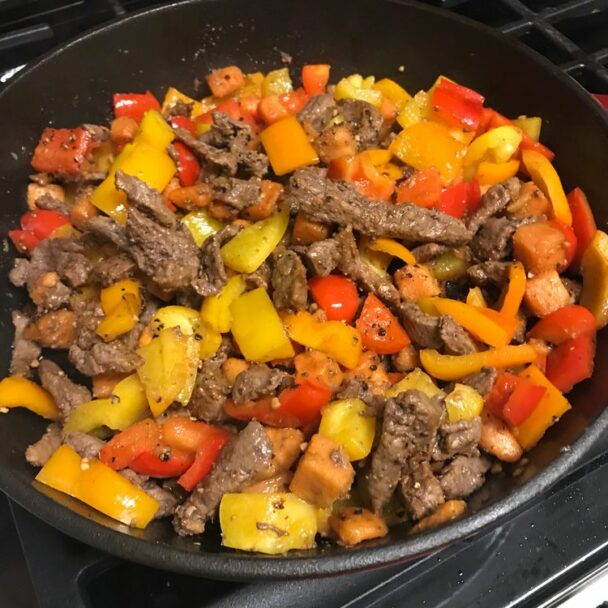 Pepper Steak with Onions and Potatoes QuickRecipes