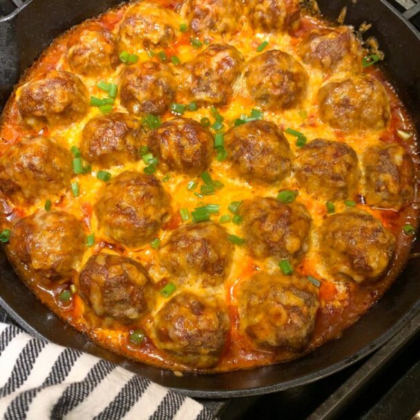 Low Carb Enchilada Meatball Bake Bestquickrecipes