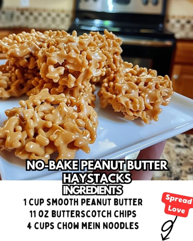 No-Bake Peanut Butter Haystacks