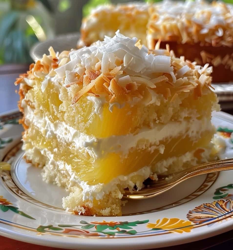 Pineapple Coconut Dream Cake