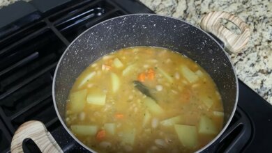 White bean and potato soup