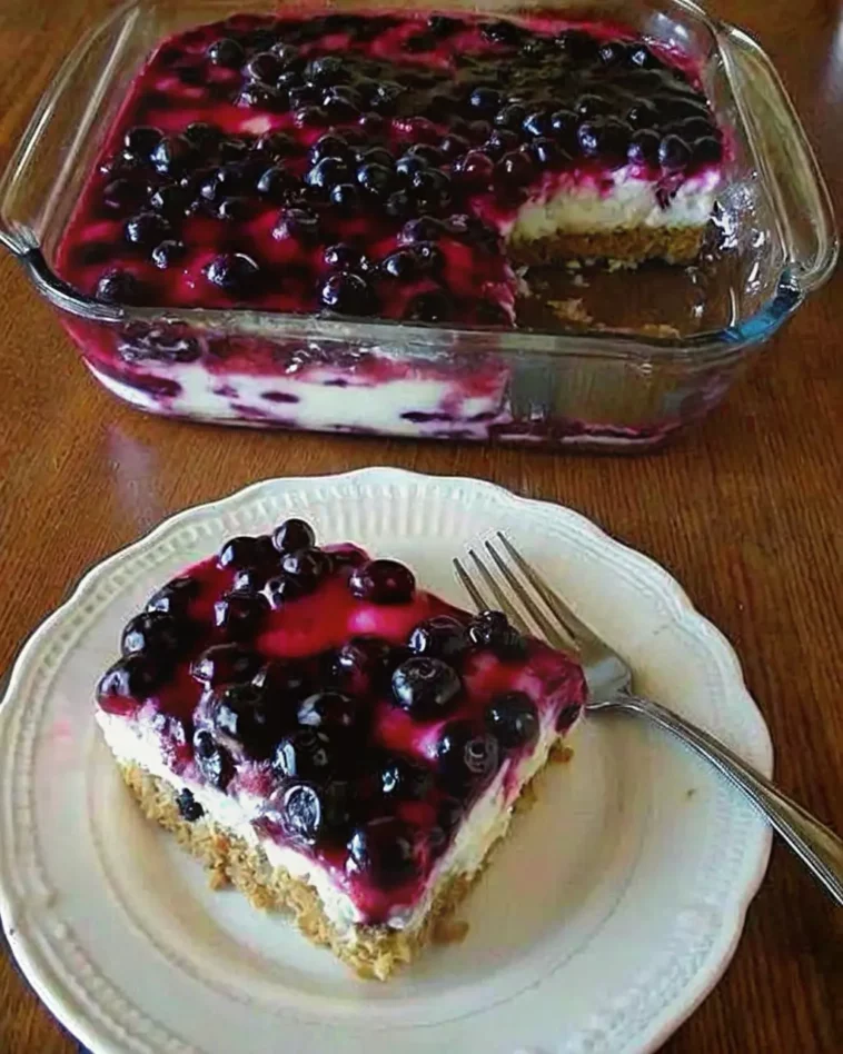 No-bake Blueberry Cheesecake
