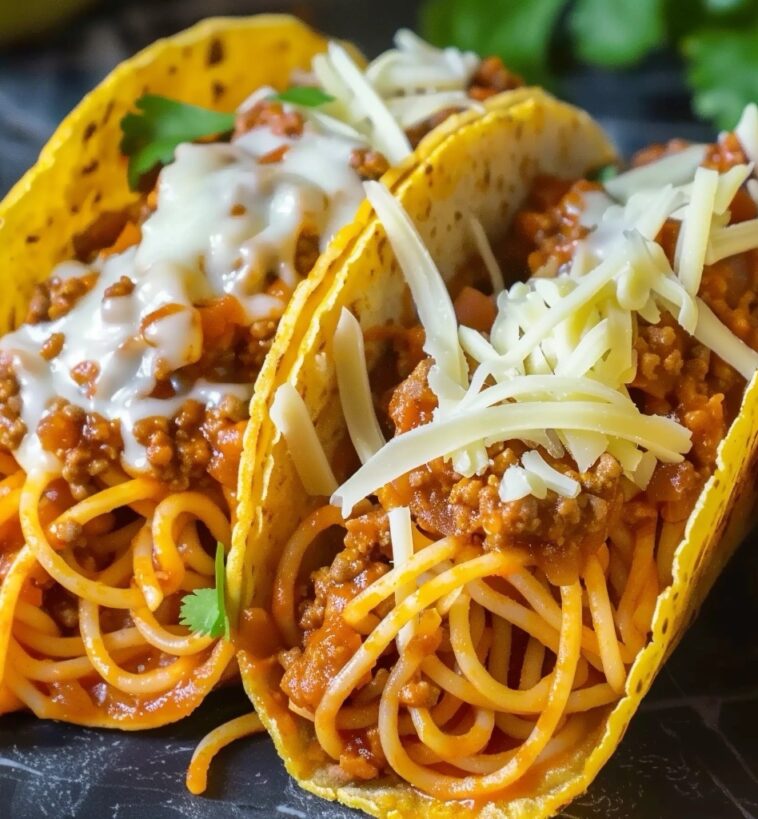 Spaghetti Tacos